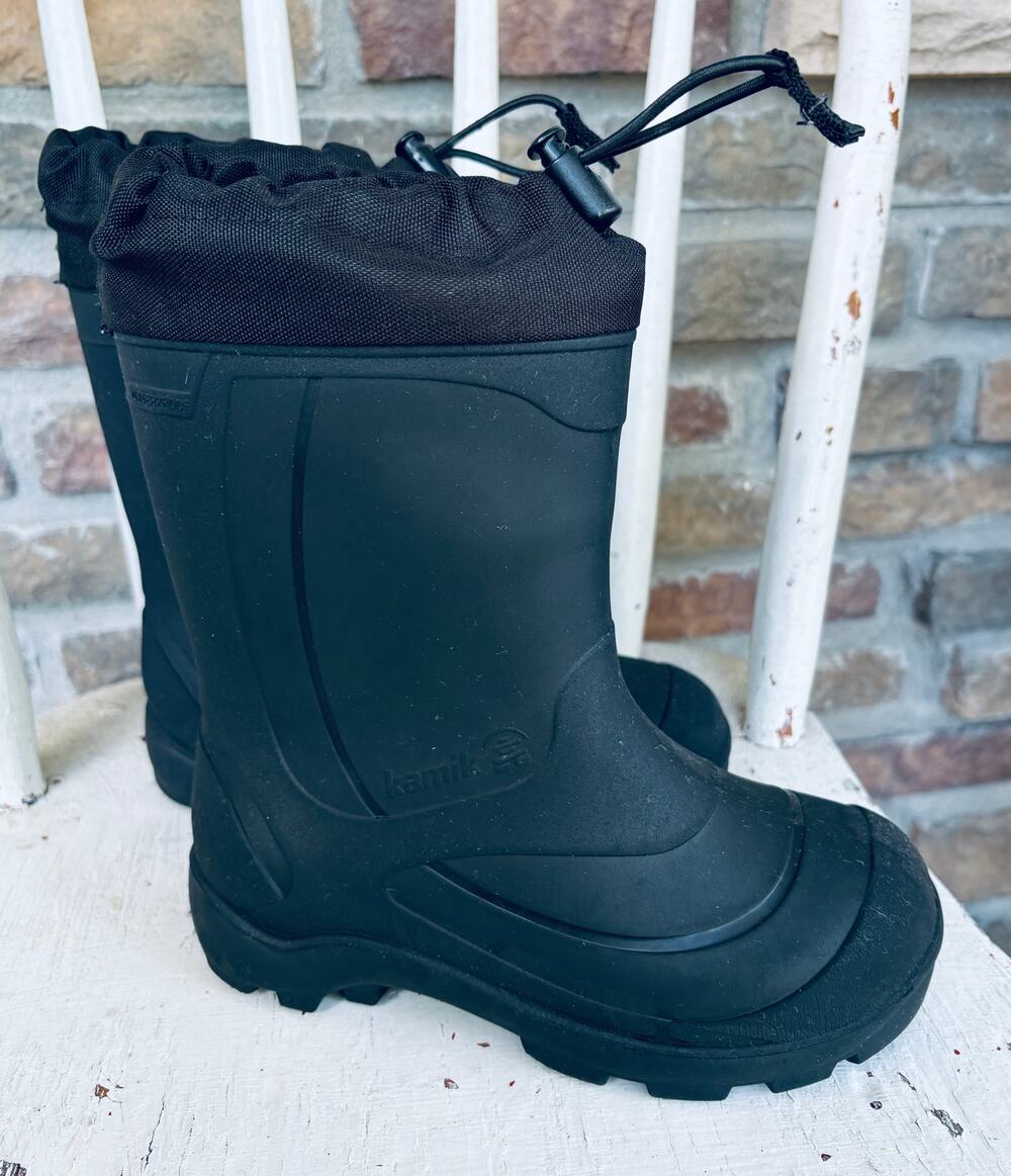 Kamik Kids' Snobuster 1 Insulated Waterproof Winter Boots, Size 13